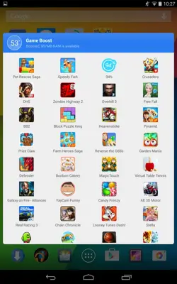 CM Game Booster android App screenshot 1
